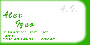 alex izso business card